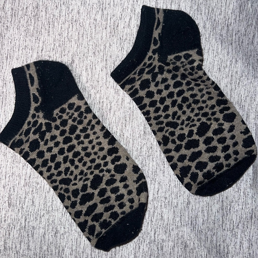 Cheetah Print Socks